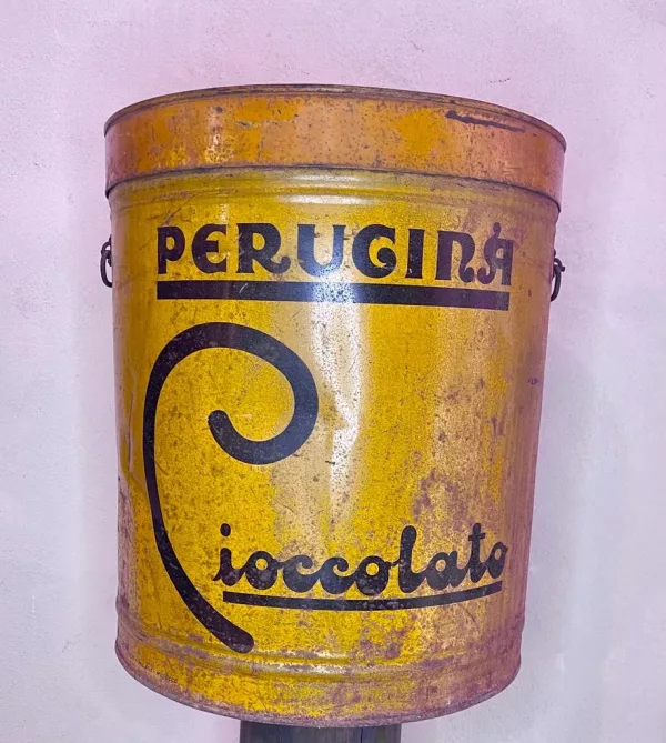 Bidone "Perugina" in Latta Primi '900 - immagine 2