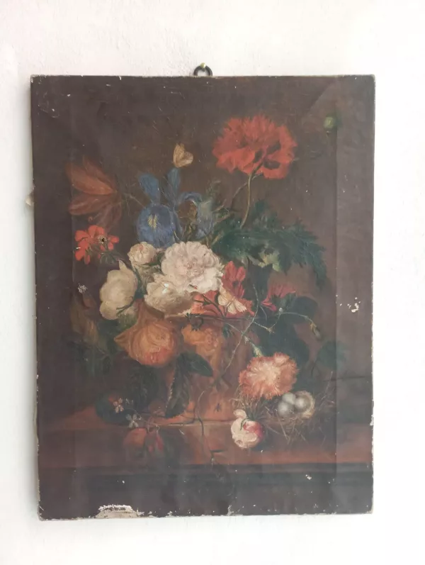 Copia Coeva "Mazzo di Fiori" di Jan van Huysum Fine '800 - immagine 2