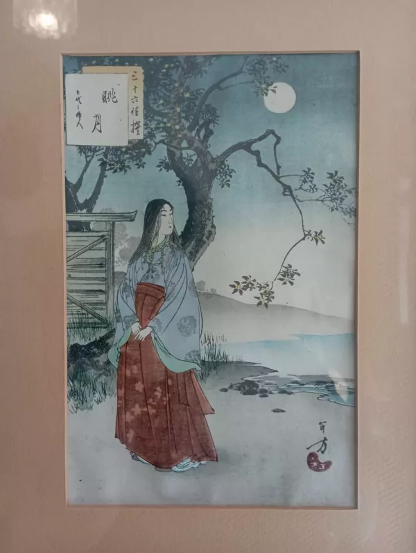 "Guardando la Luna" di Mizuno Toshikata 1893 - immagine 3