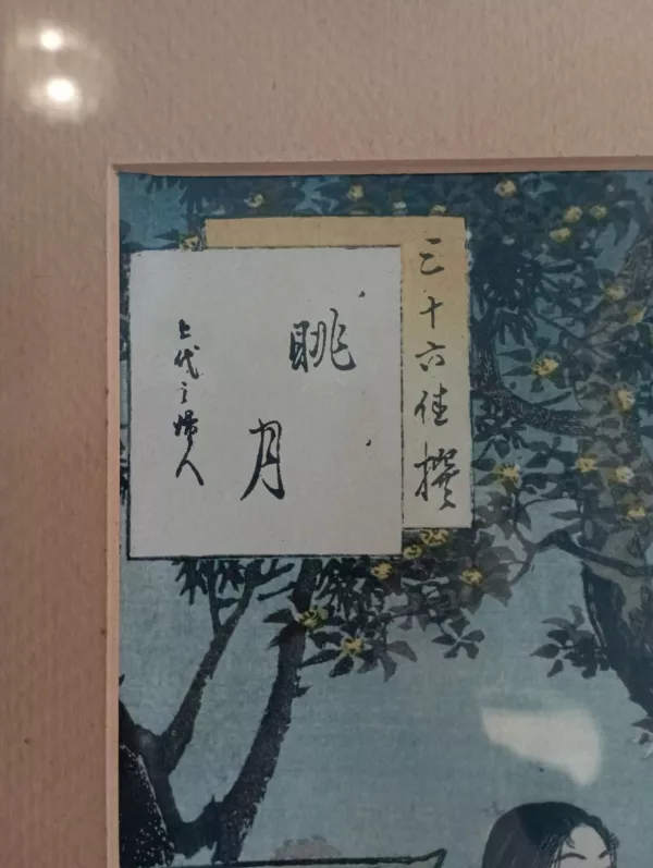 "Guardando la Luna" di Mizuno Toshikata 1893 - immagine 4