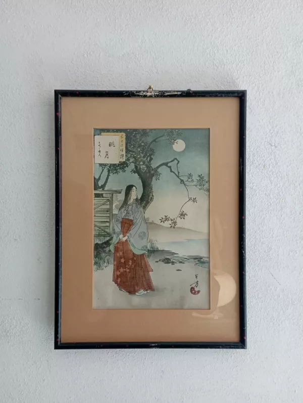 "Guardando la Luna" di Mizuno Toshikata 1893 - immagine 2