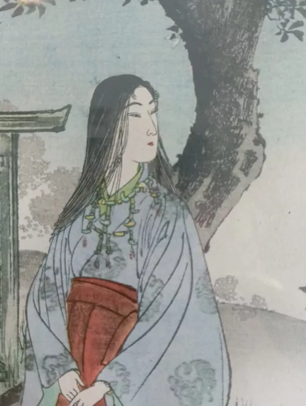 "Guardando la Luna" di Mizuno Toshikata 1893 - immagine 6