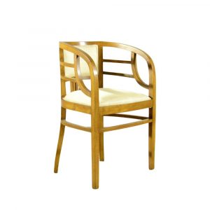 Poltrona a Pozzetto in Faggio Curvato Anni '30