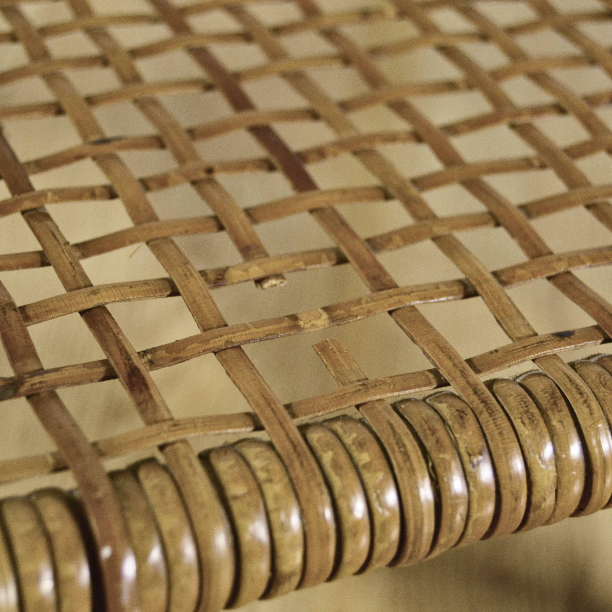 Tavolino da Caffè in Bambù e Rattan Anni '50 - immagine 19