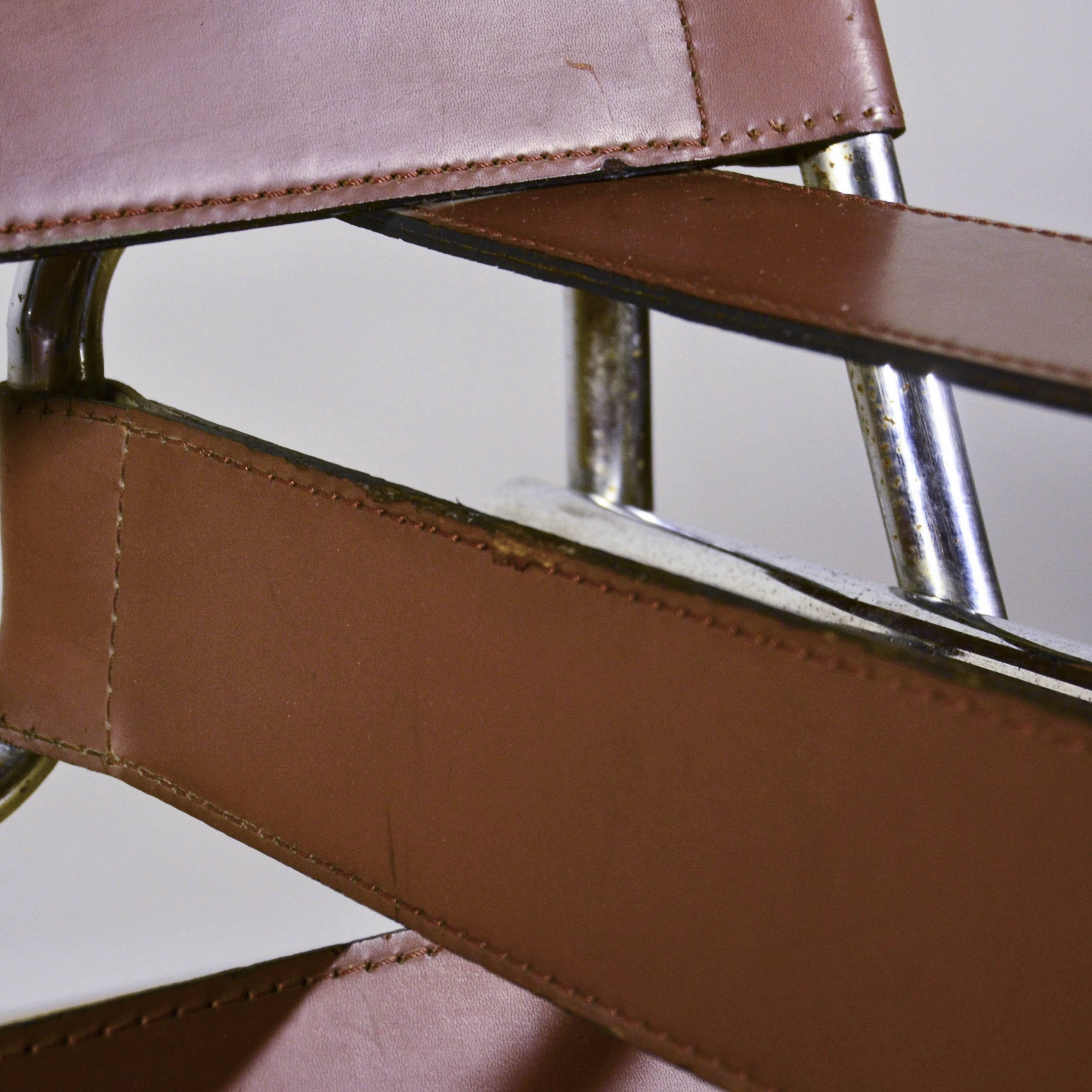 Sedia B3 "Wassily" Cognac di Marcel Breuer x Knoll - immagine 11