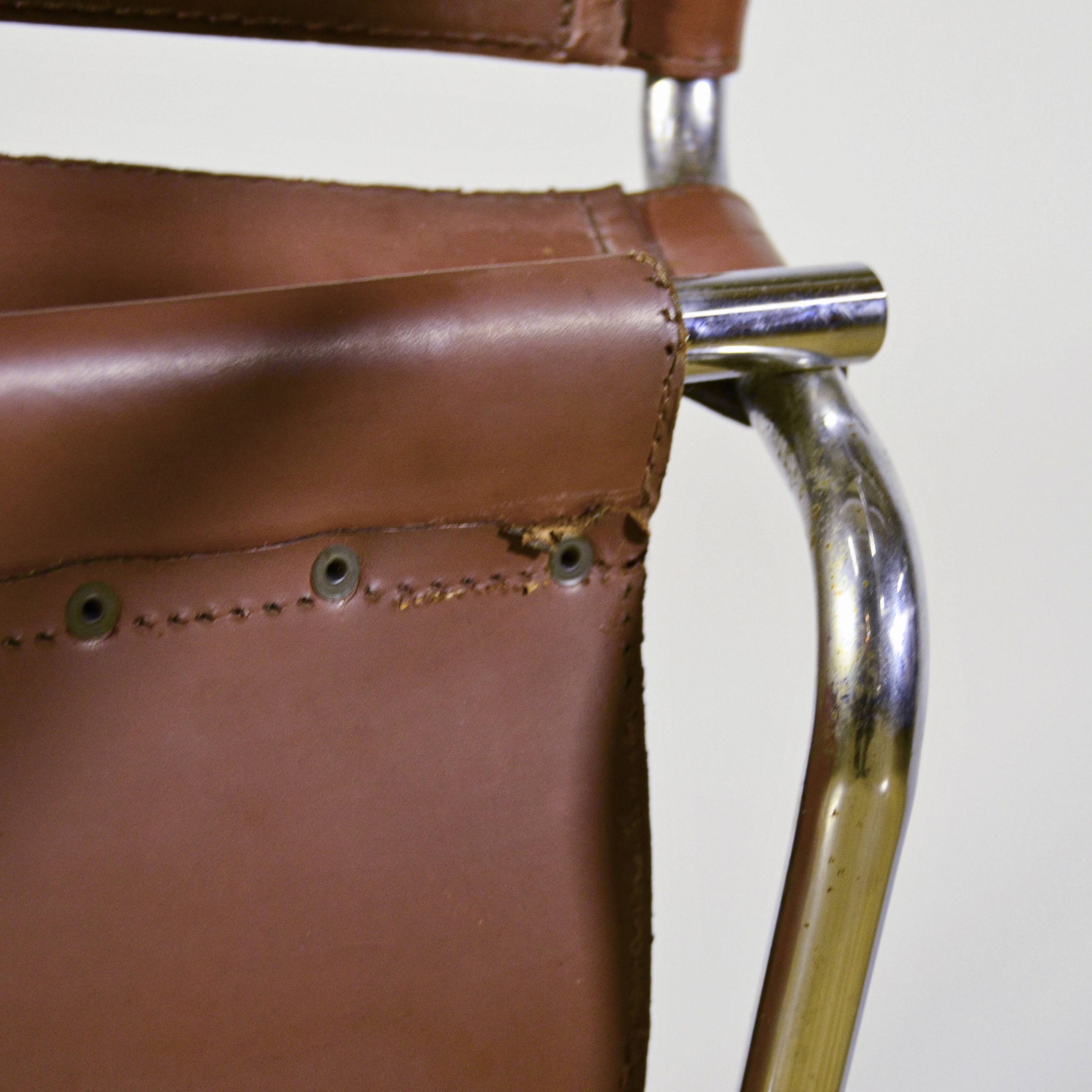 Sedia B3 "Wassily" Cognac di Marcel Breuer x Knoll - immagine 25