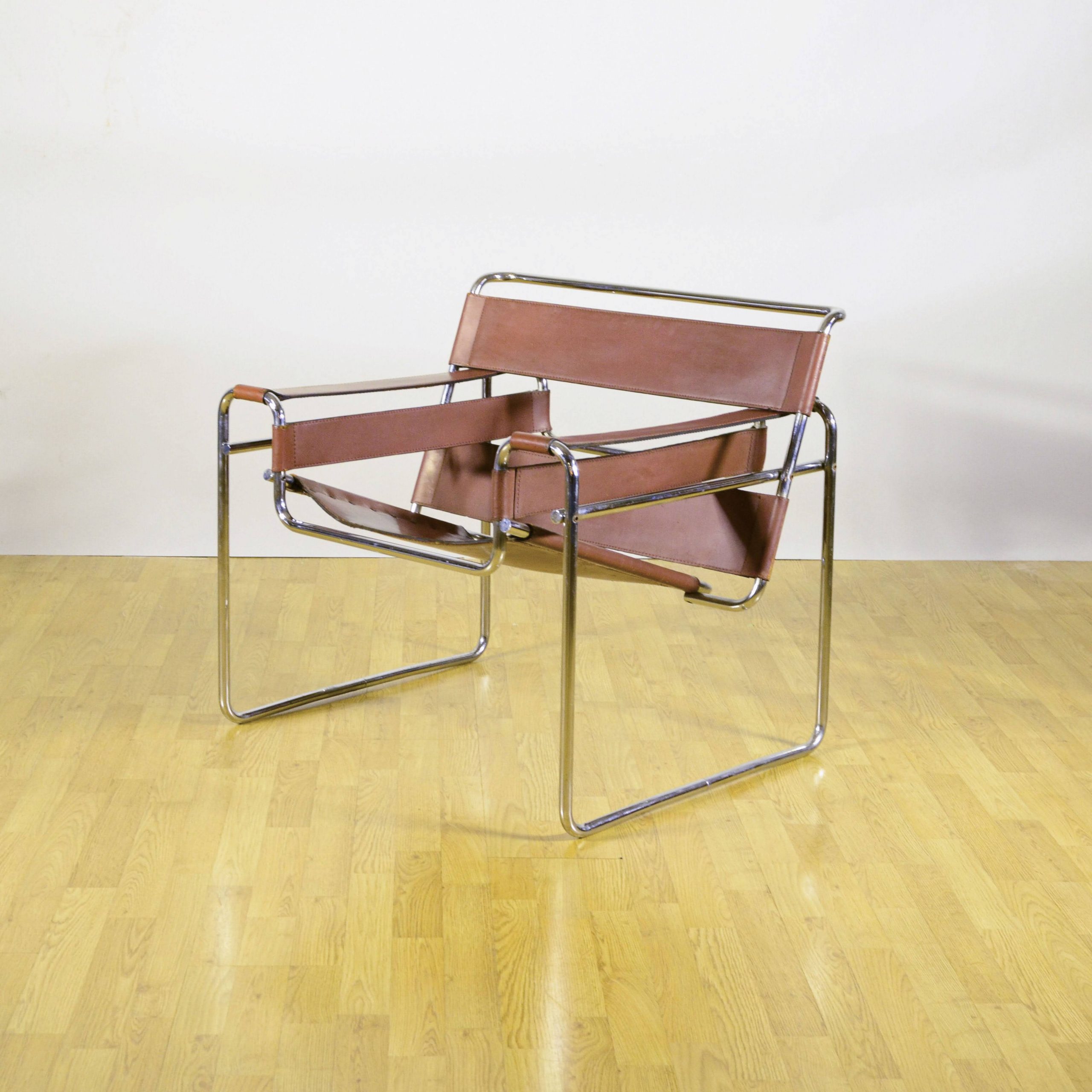 Sedia B3 "Wassily" Cognac di Marcel Breuer x Knoll - immagine 4