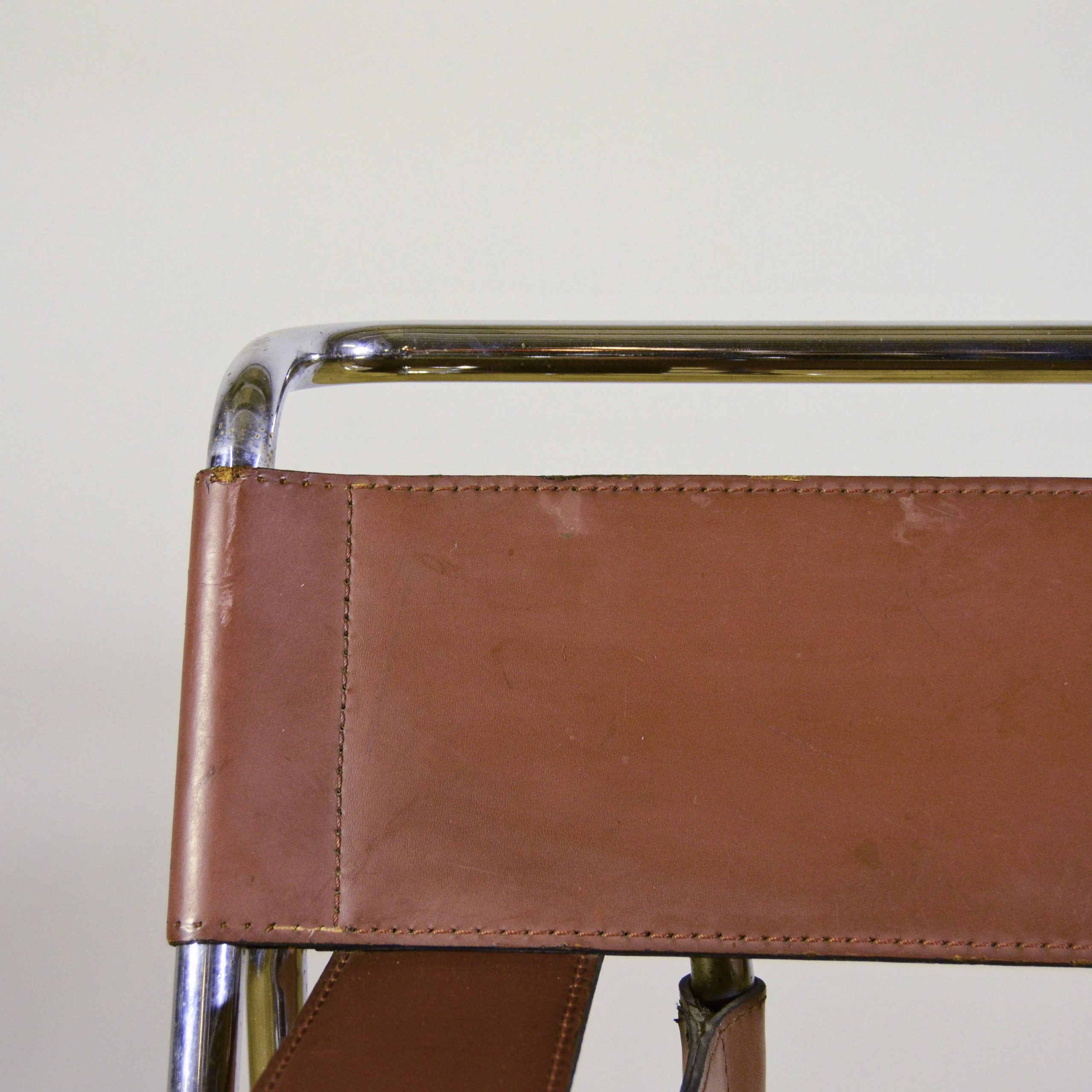 Sedia B3 "Wassily" Cognac di Marcel Breuer x Knoll - immagine 8