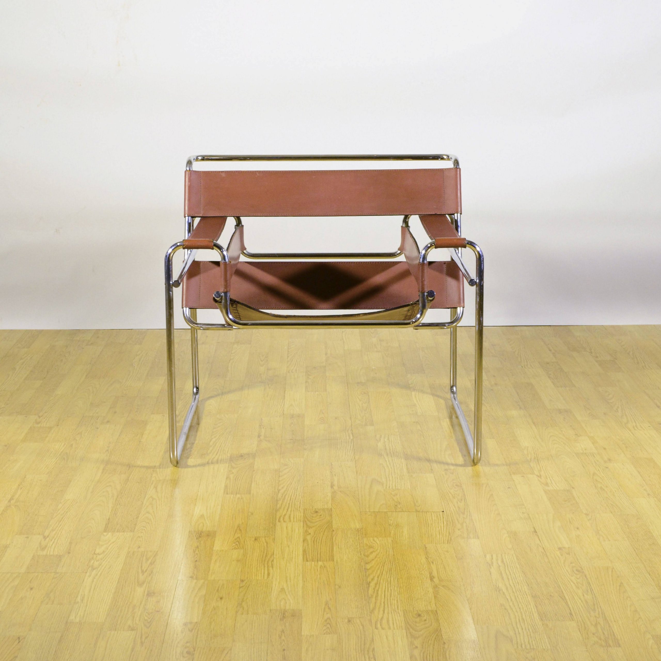 Sedia B3 "Wassily" Cognac di Marcel Breuer x Knoll - immagine 2