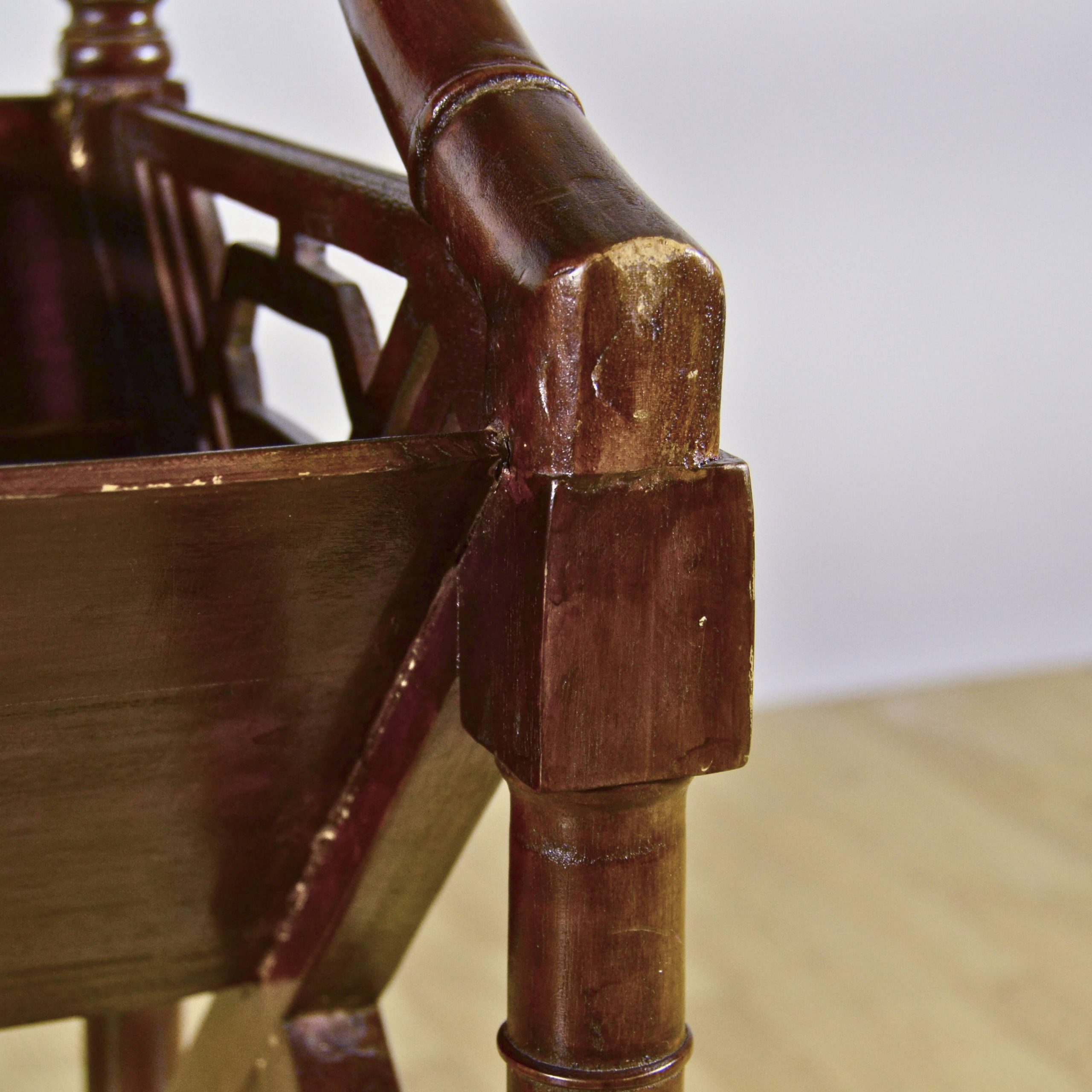 Tavolo Libreria Inglese stile Regency fine '800 - immagine 12