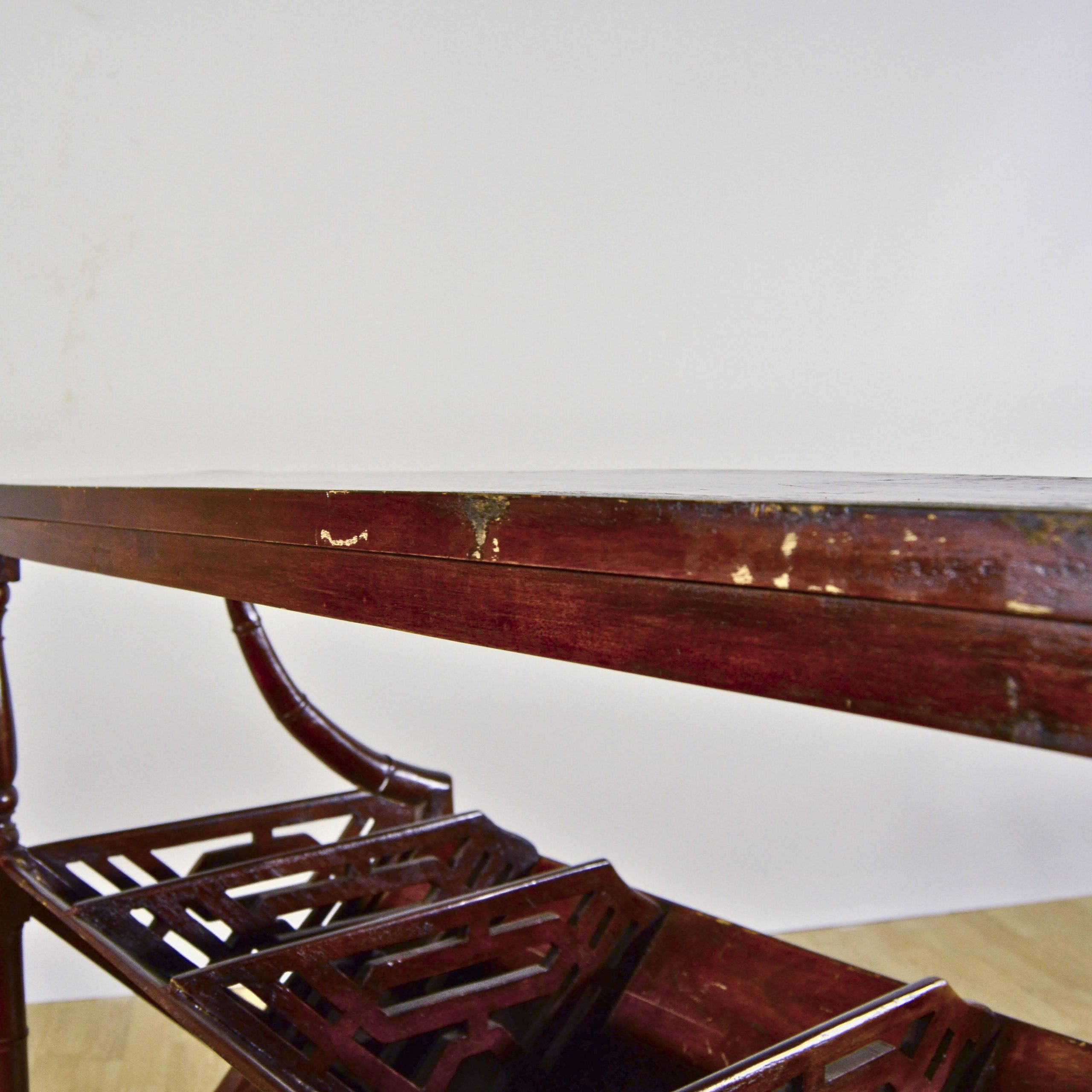 Tavolo Libreria Inglese stile Regency fine '800 - immagine 23