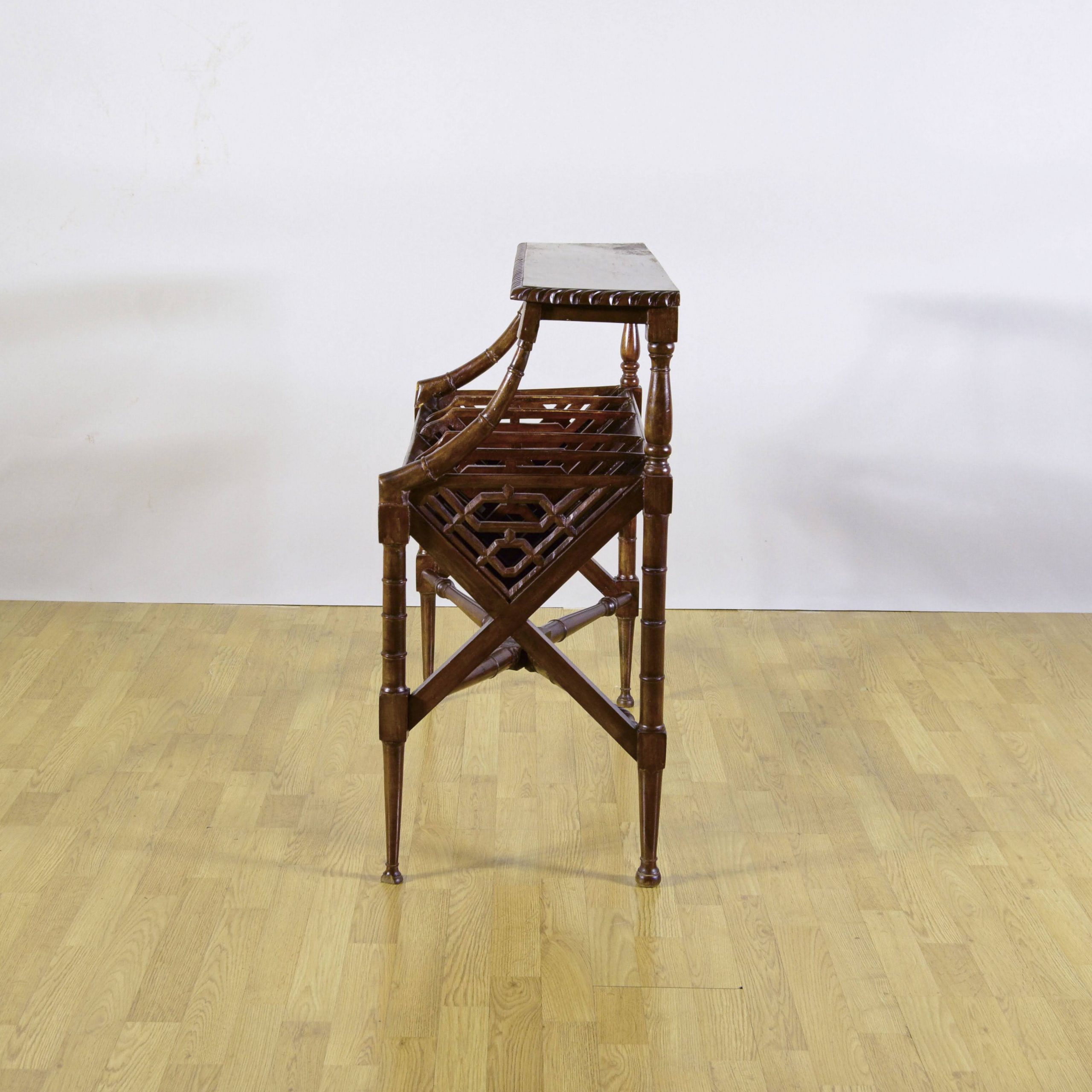 Tavolo Libreria Inglese stile Regency fine '800 - immagine 5