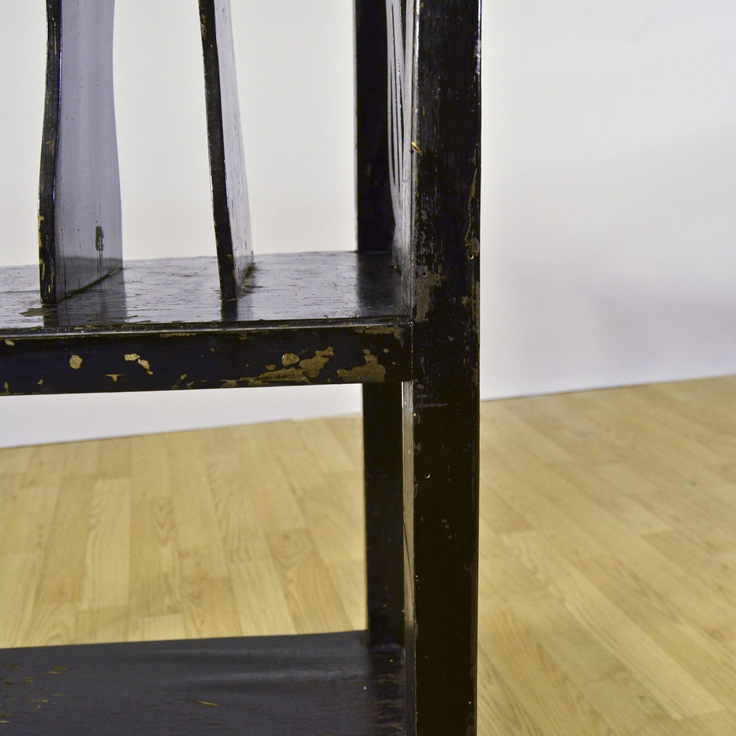 Portariviste in Legno Laccato Nero Primi '900 - immagine 13