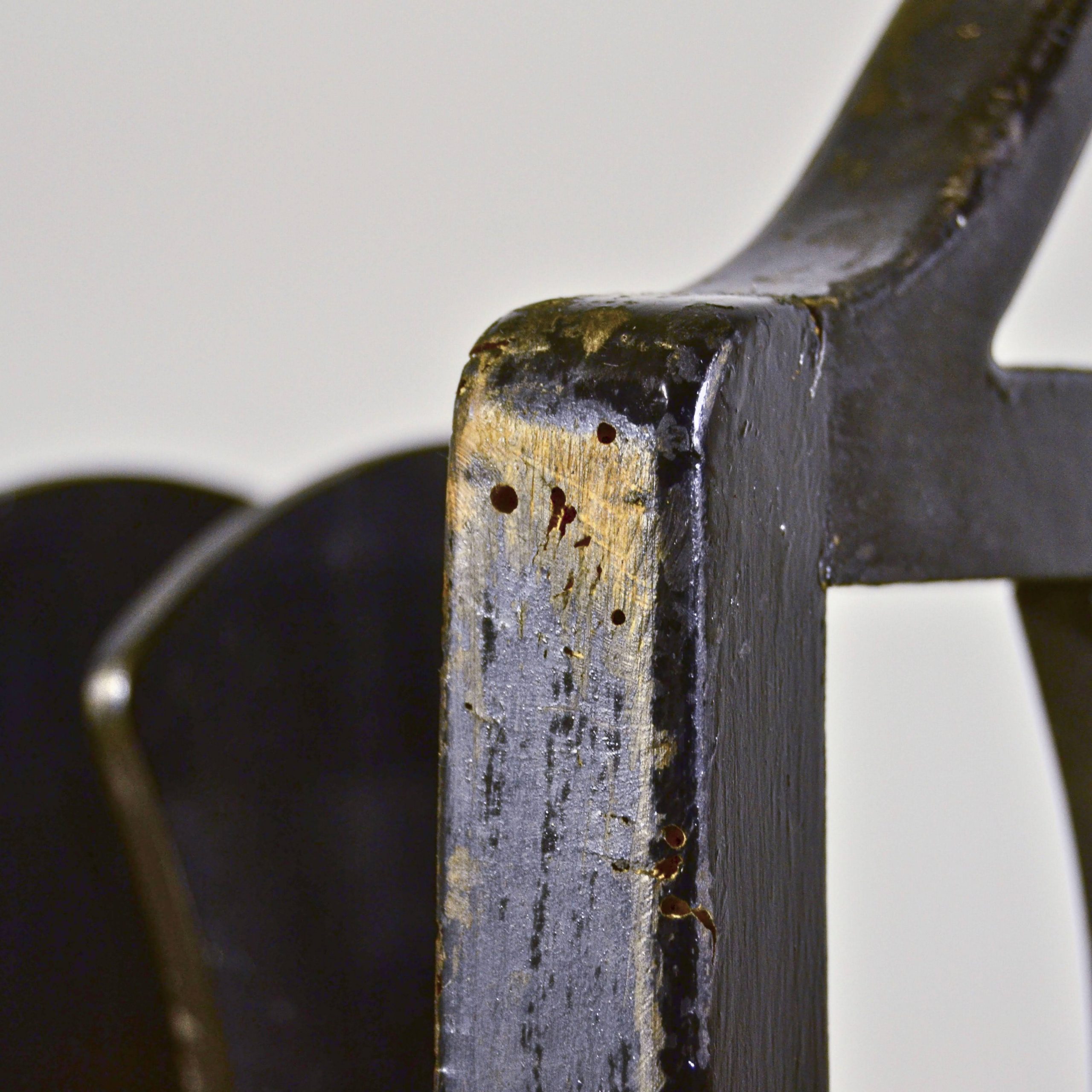 Portariviste in Legno Laccato Nero Primi '900 - immagine 17