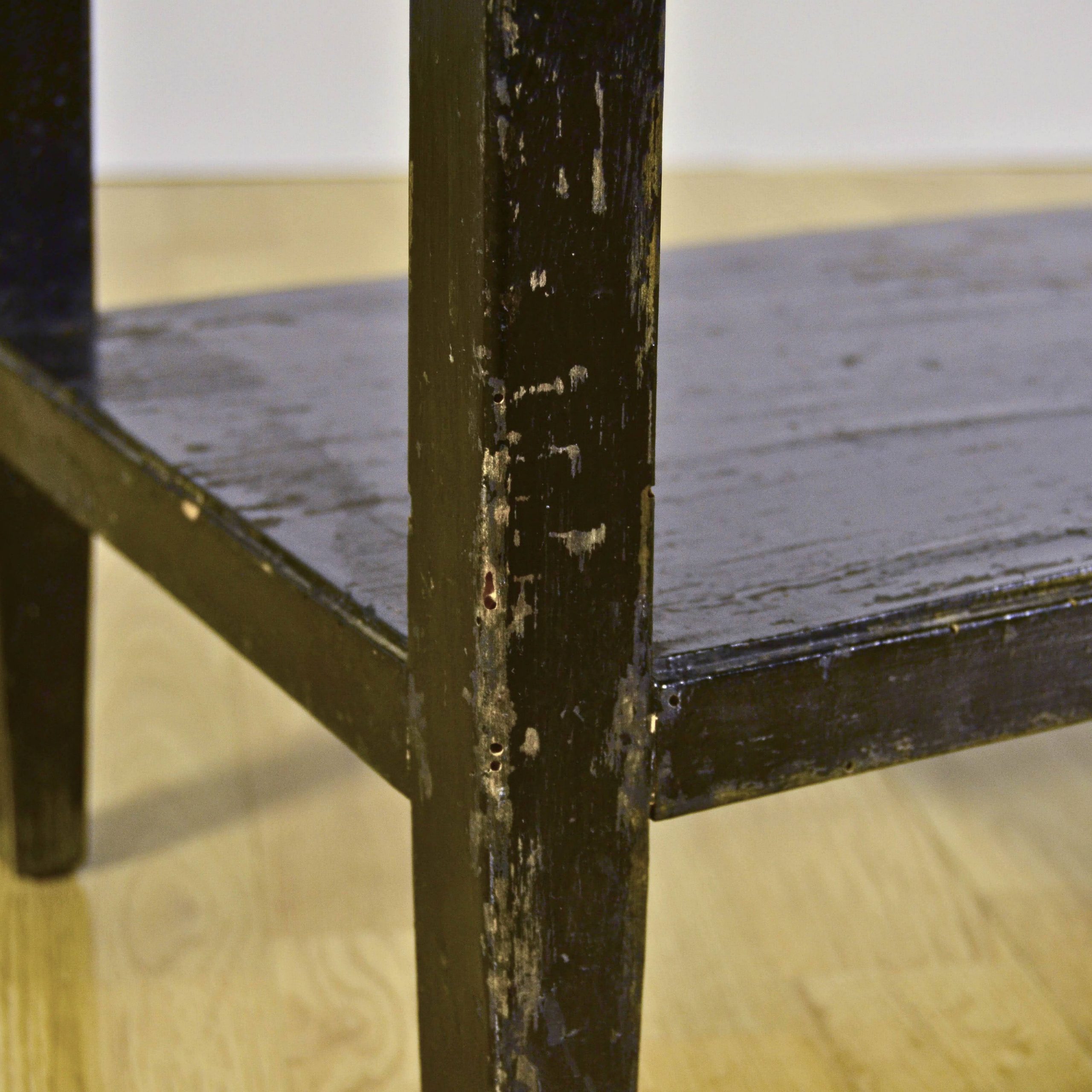 Portariviste in Legno Laccato Nero Primi '900 - immagine 10