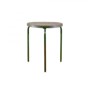 Tavolino da Giardino Rotondo in Metallo Anni '50