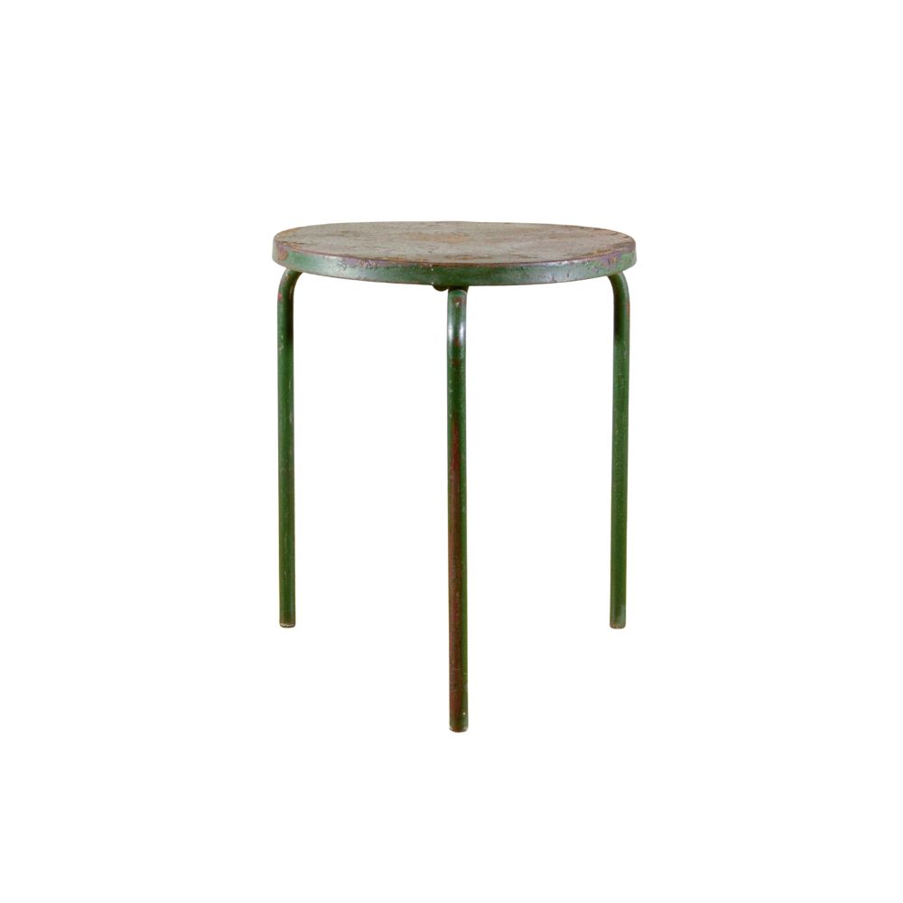 Tavolino da Giardino Rotondo in Metallo Anni '50