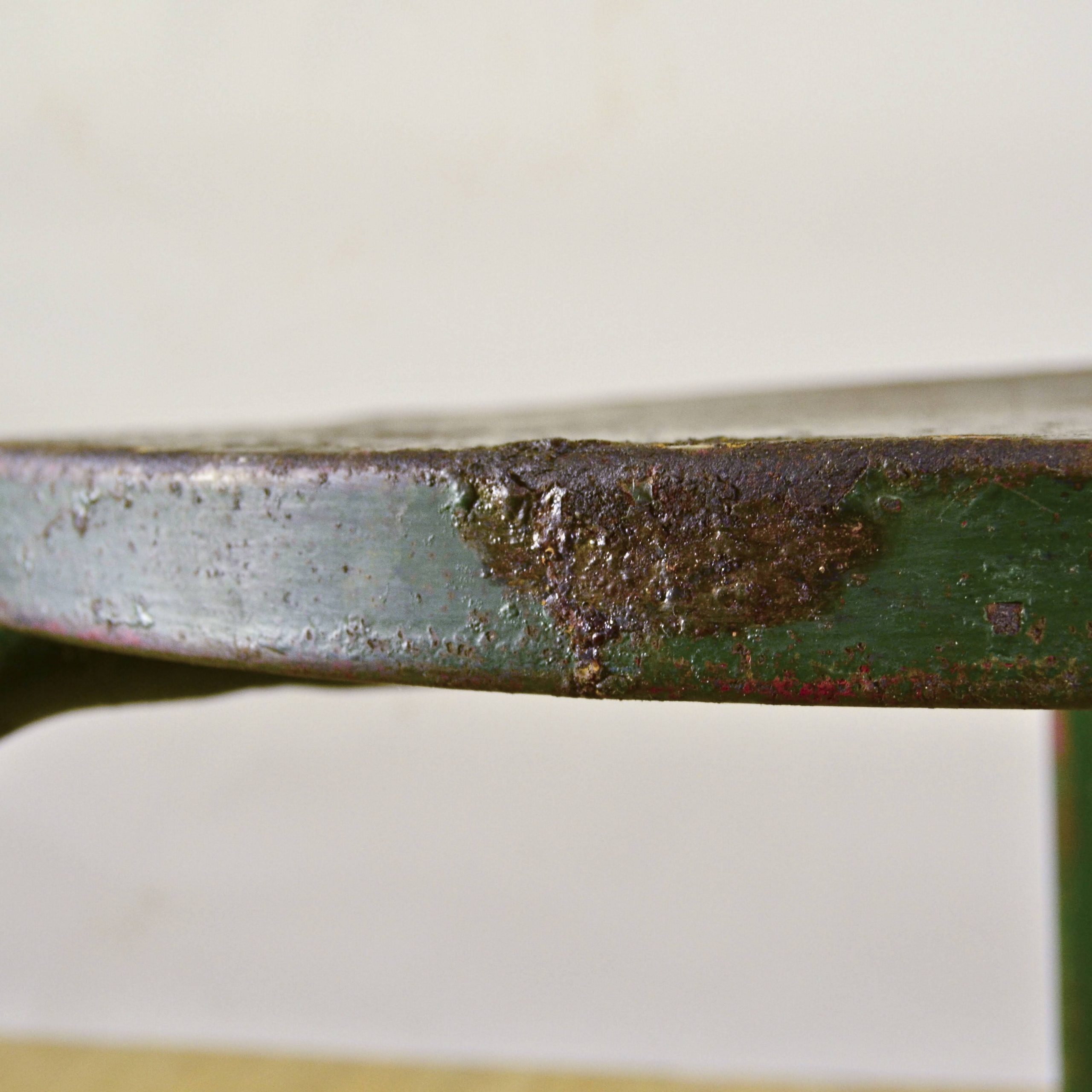 Tavolino da Giardino Rotondo in Metallo Anni '50 - immagine 6