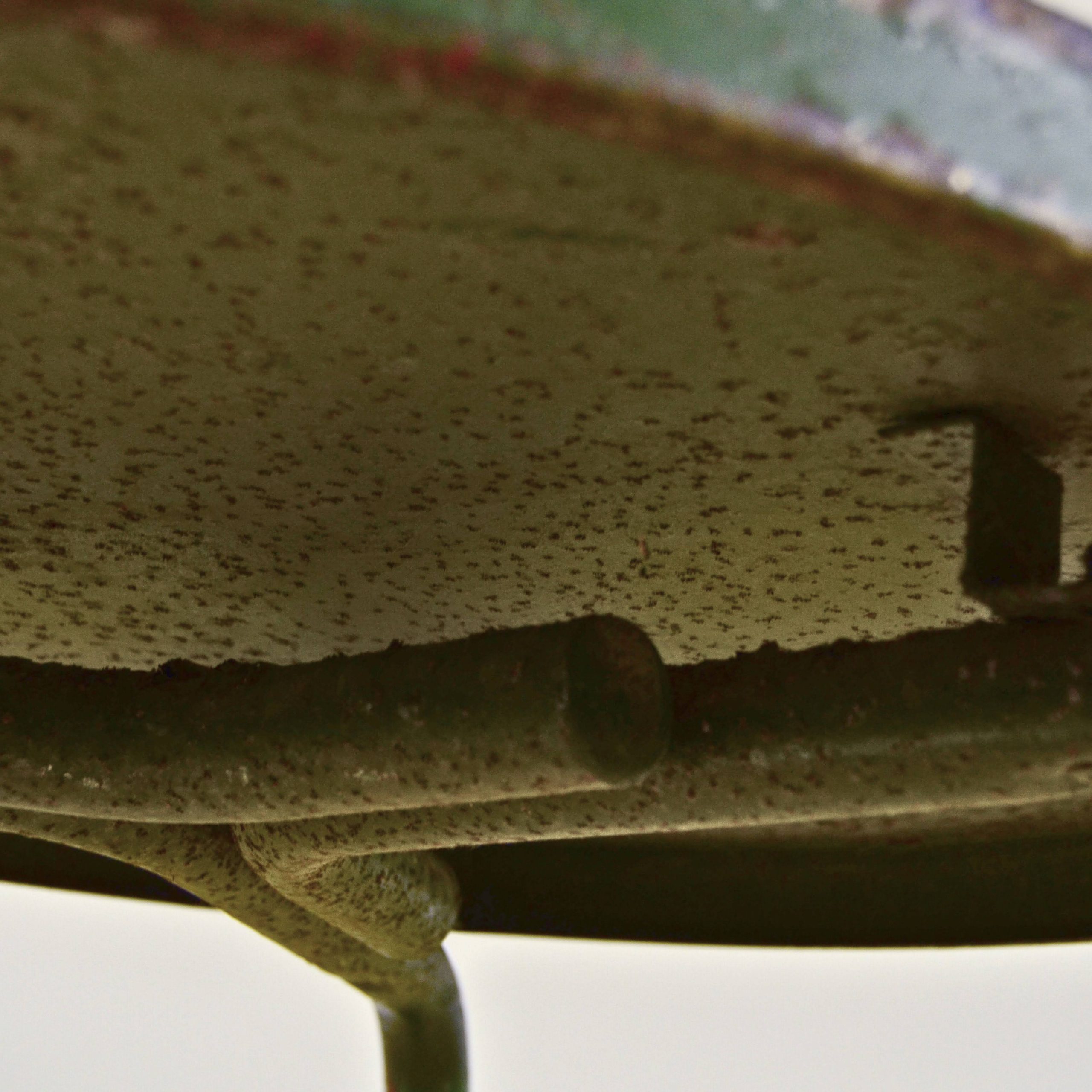 Tavolino da Giardino Rotondo in Metallo Anni '50 - immagine 8