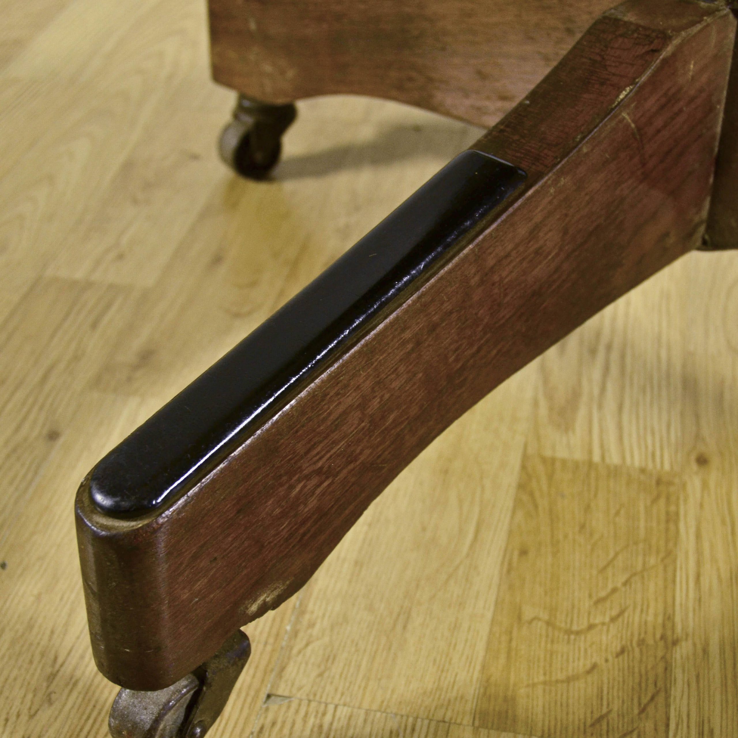 Sedia Girevole da Ufficio in Legno e PellePrimi '900 - immagine 11