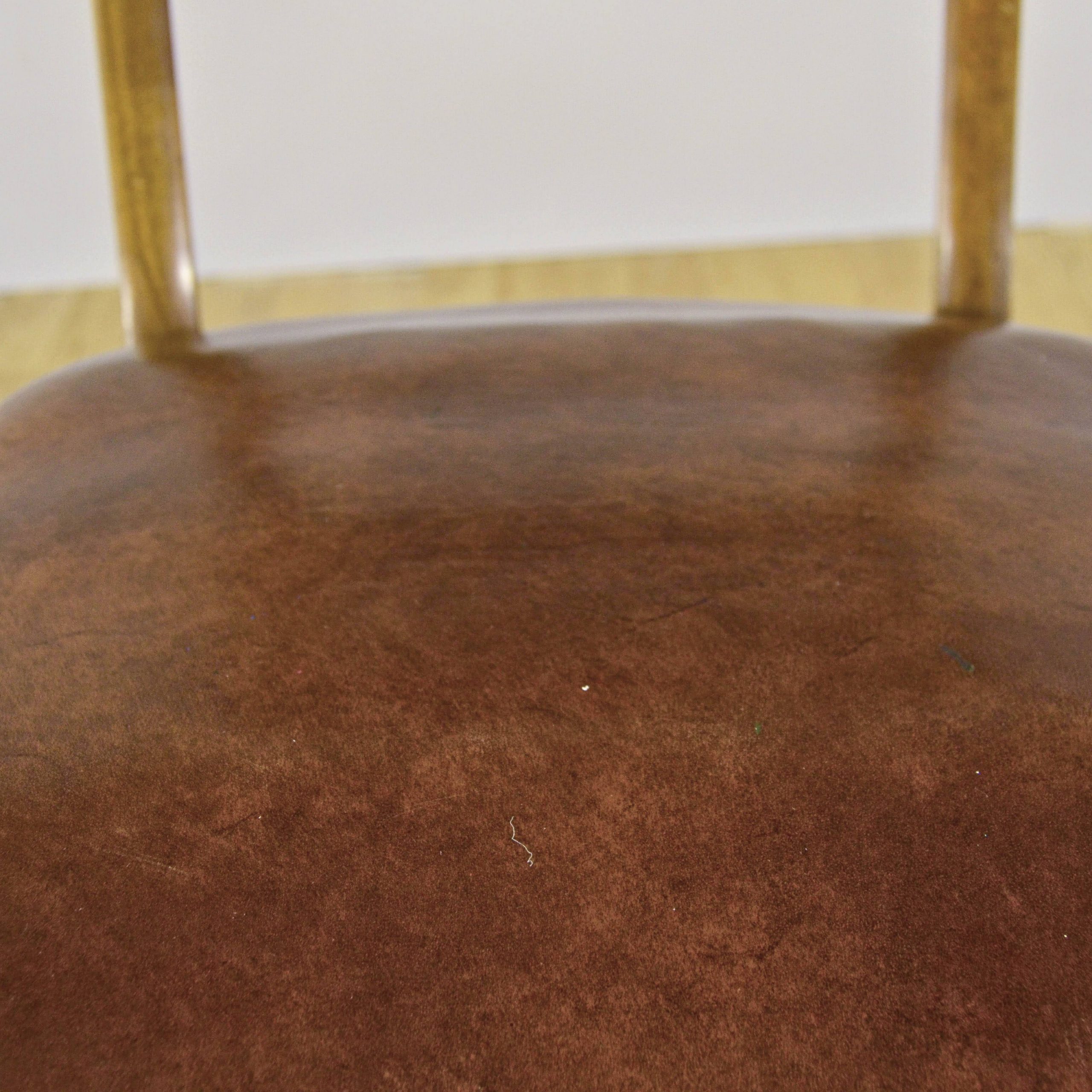 Sedia Girevole da Ufficio in Legno e PellePrimi '900 - immagine 10