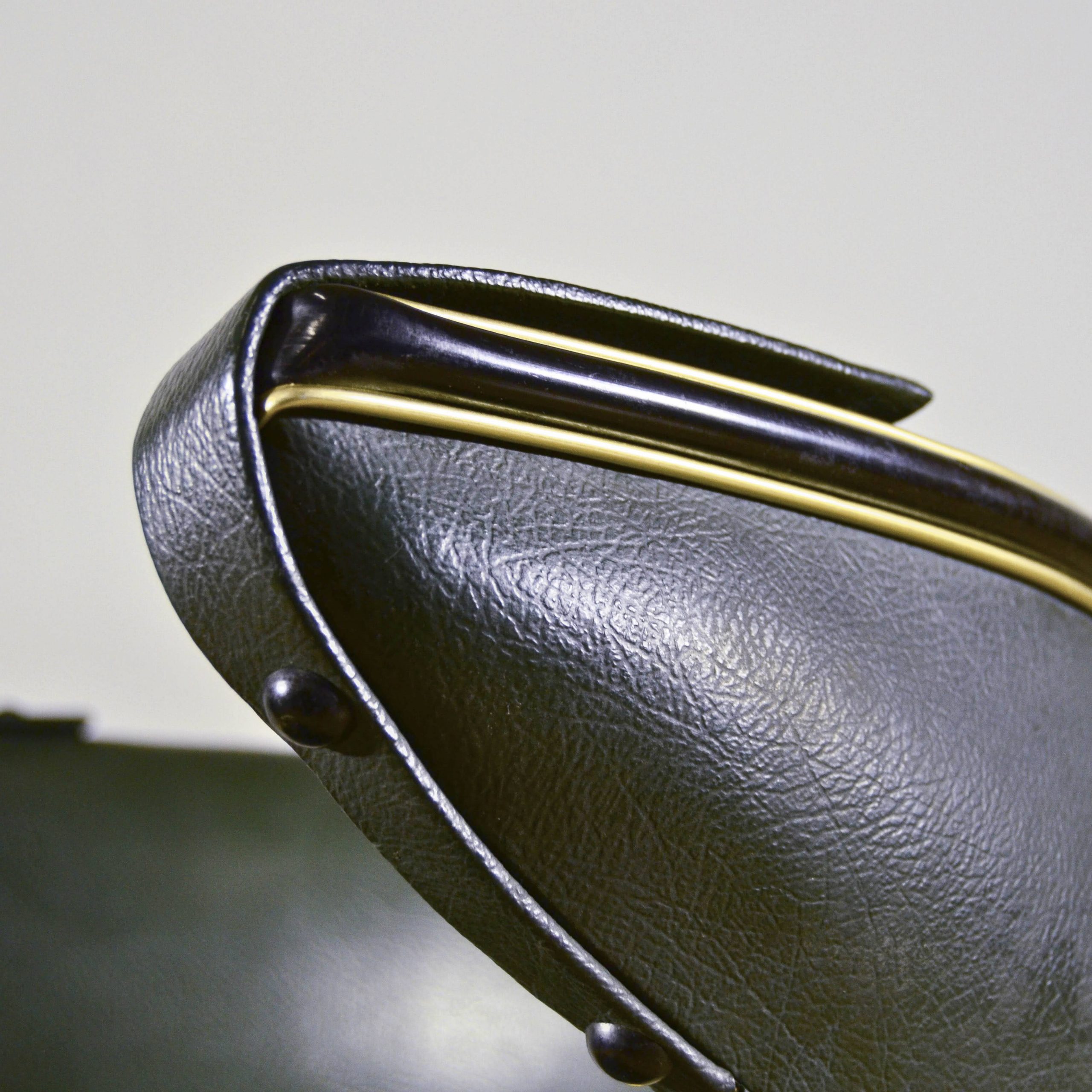 Sedia Girevole Mid-Century in Vinilpelle Anni '60 - immagine 15