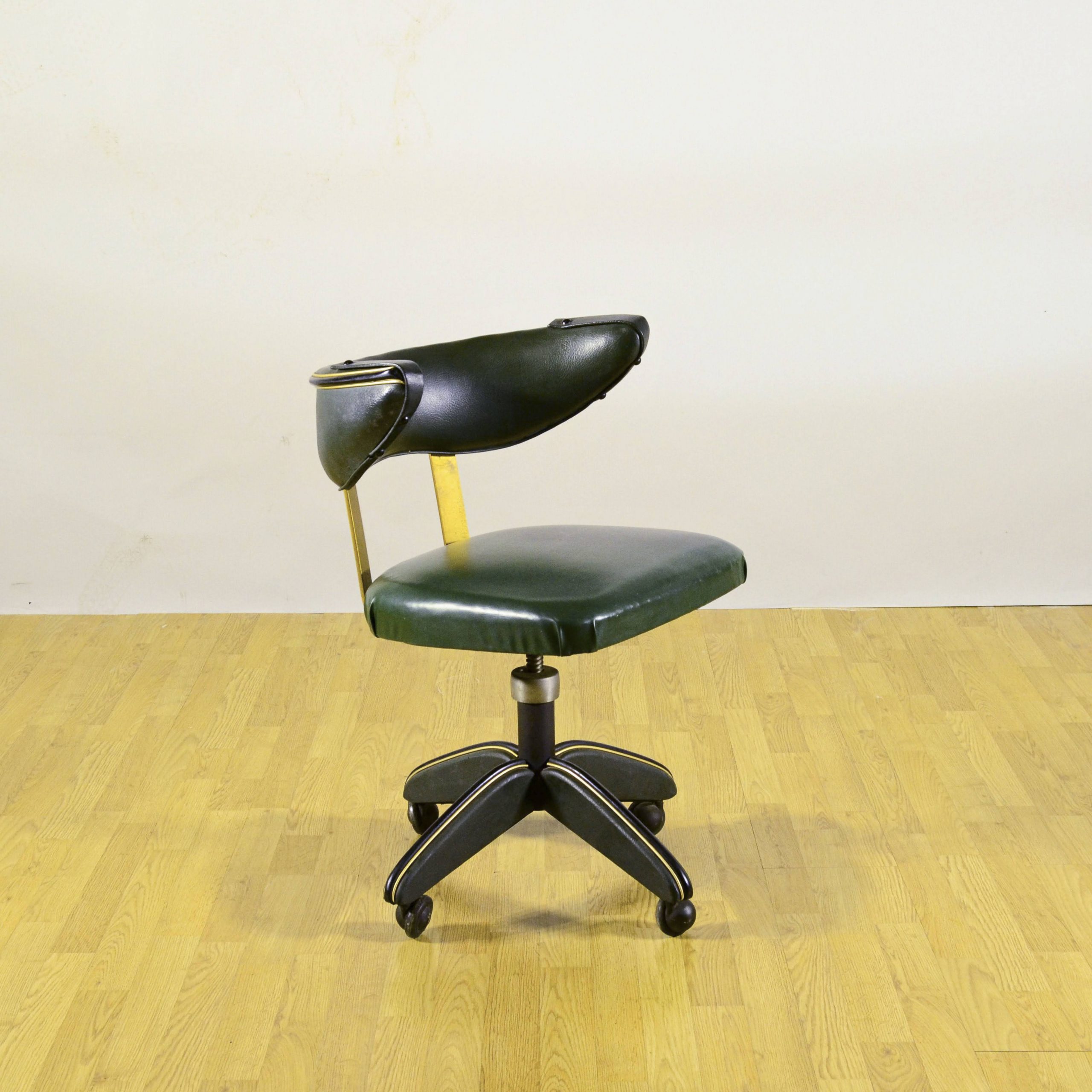 Sedia Girevole Mid-Century in Vinilpelle Anni '60 - immagine 2