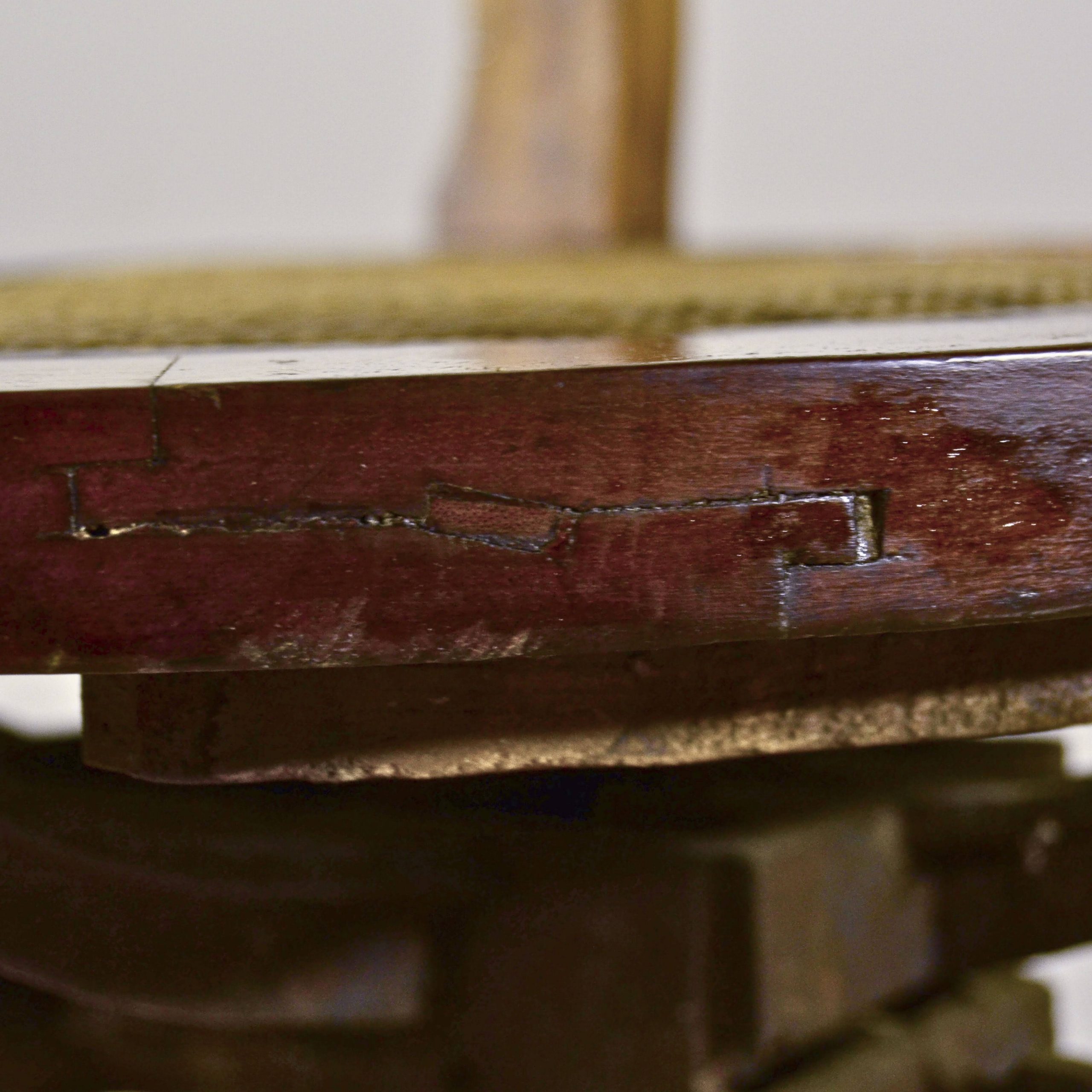 Sedia Girevole con Seduta in vero Vimini stile Vittoriano - immagine 14