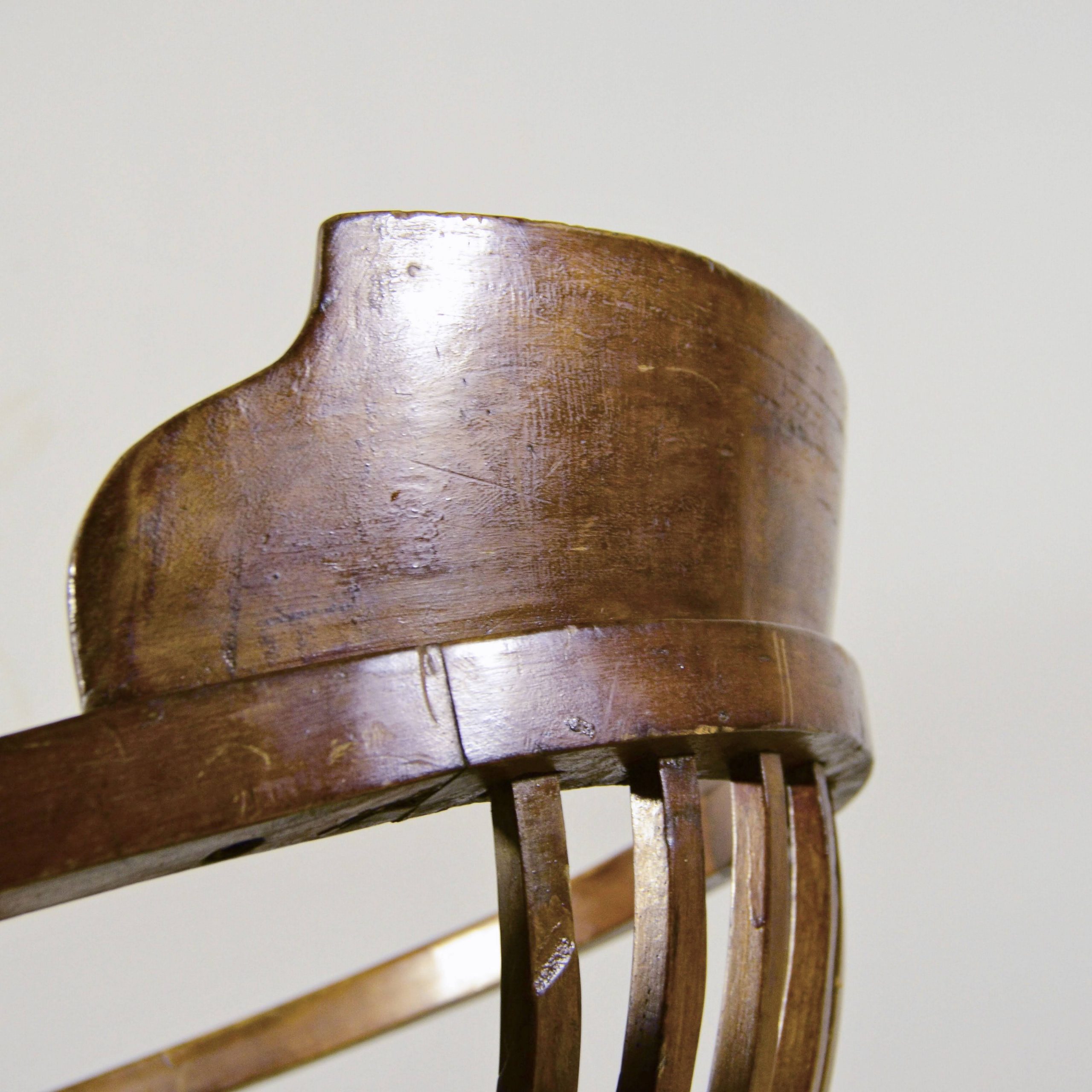 Sedia Girevole con Seduta in vero Vimini stile Vittoriano - immagine 16