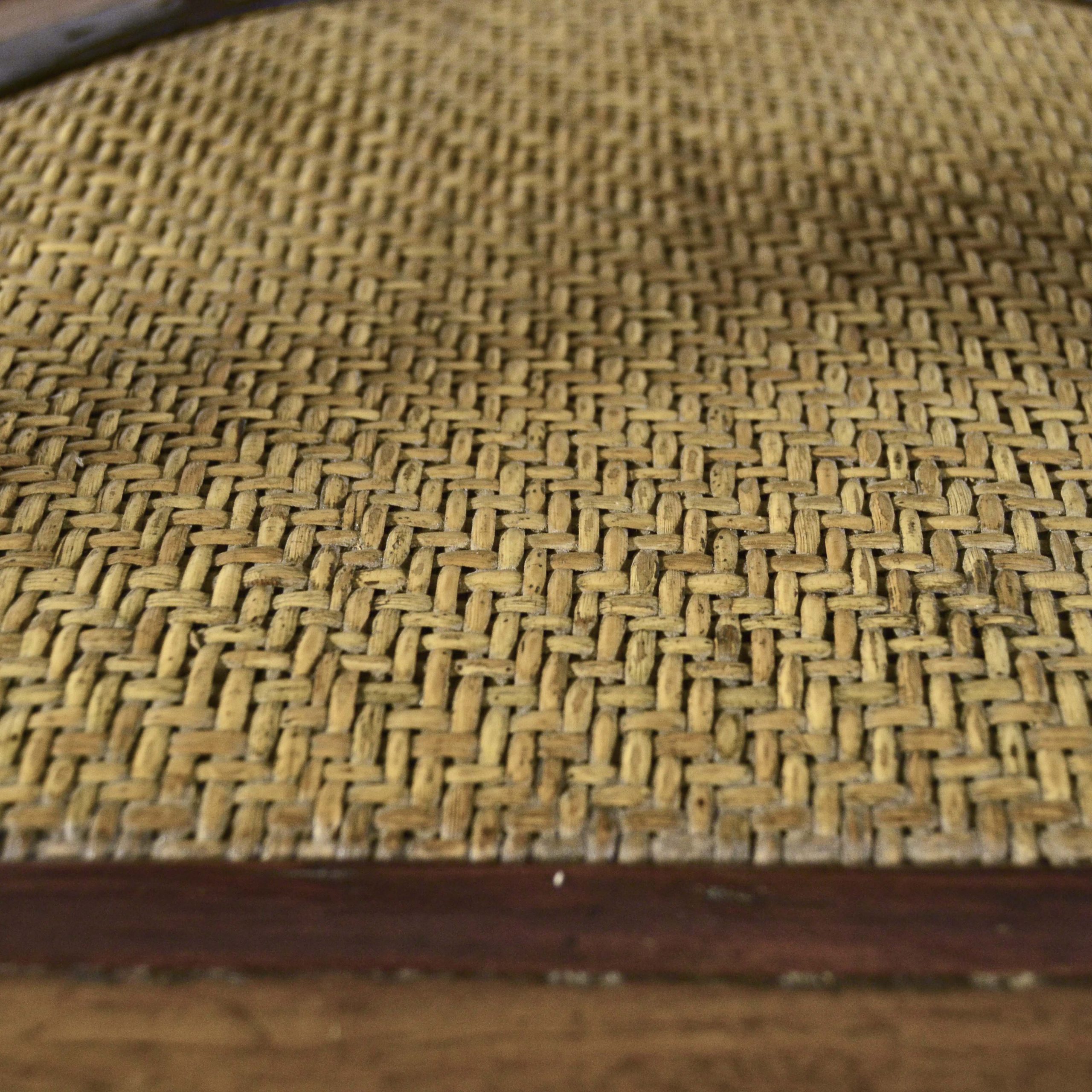 Sedia Girevole con Seduta in vero Vimini stile Vittoriano - immagine 9