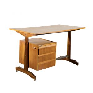 Scrivania Scandinava in Teak Anni '70