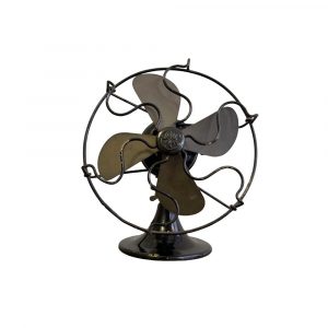 Ventilatore CGE Milano in Ghisa e Ottone Anni '30