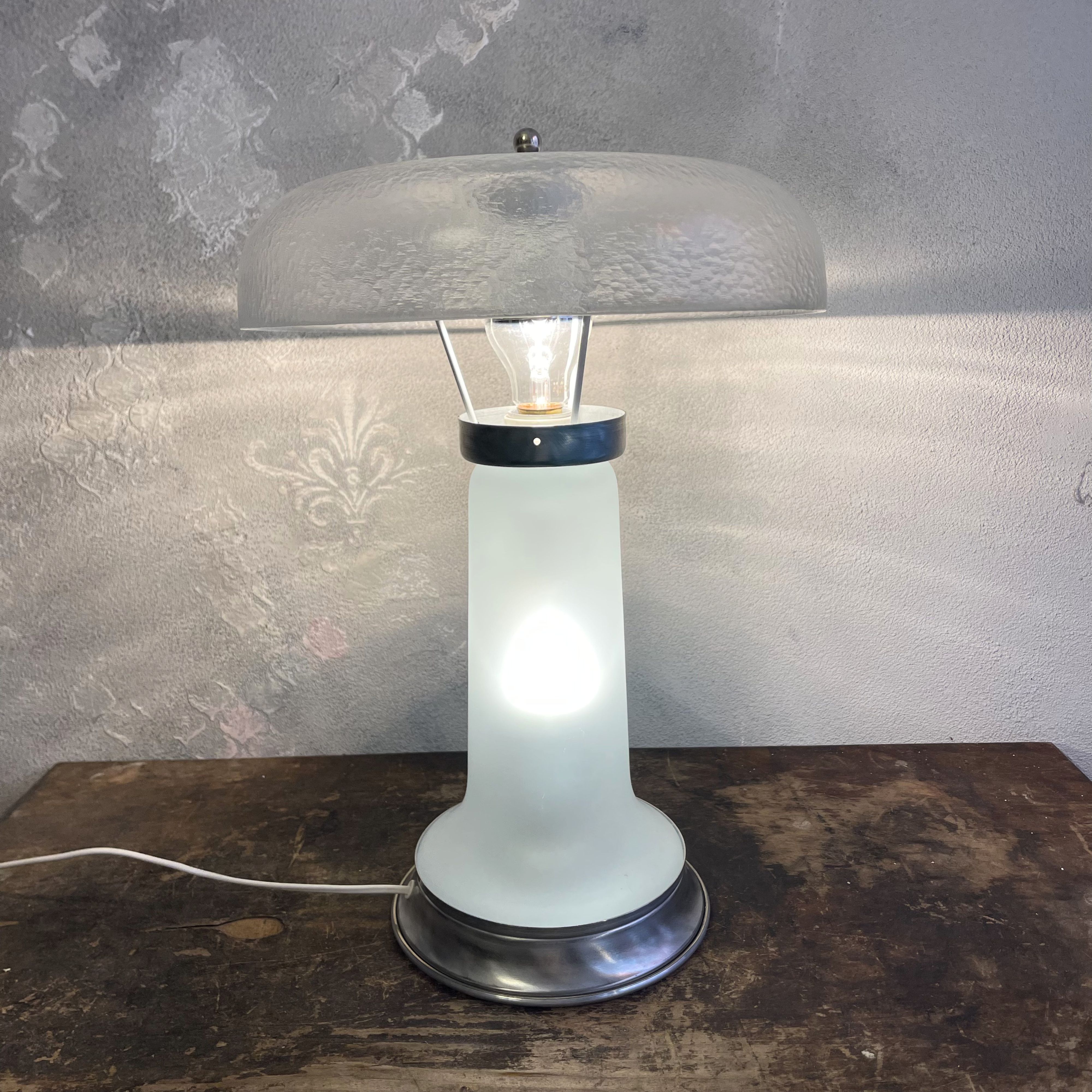 Lampada a Campana Mazzega in Vetro di Murano - immagine 3