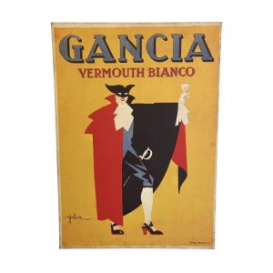 Manifesto Pubblicitario Colmo Eugenio x GANCIA 1929