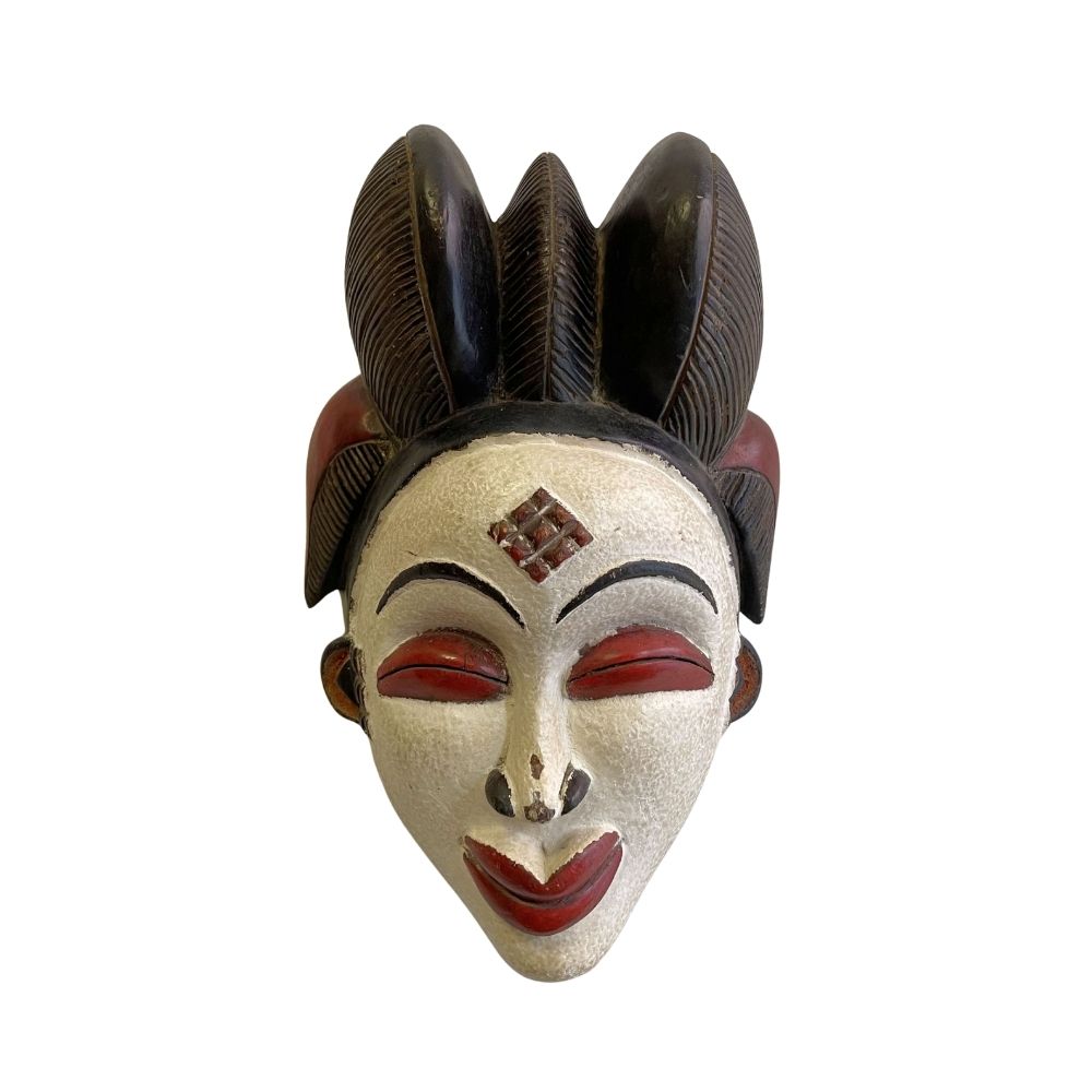 Maschera Tribale in Ebano dei Punu del Gabon