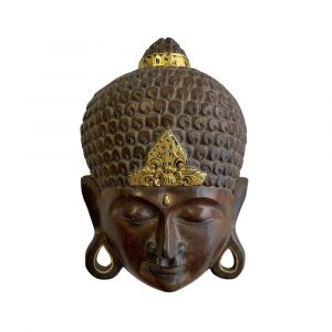 Maschera "Buddha" Grande in Stile Balinese
